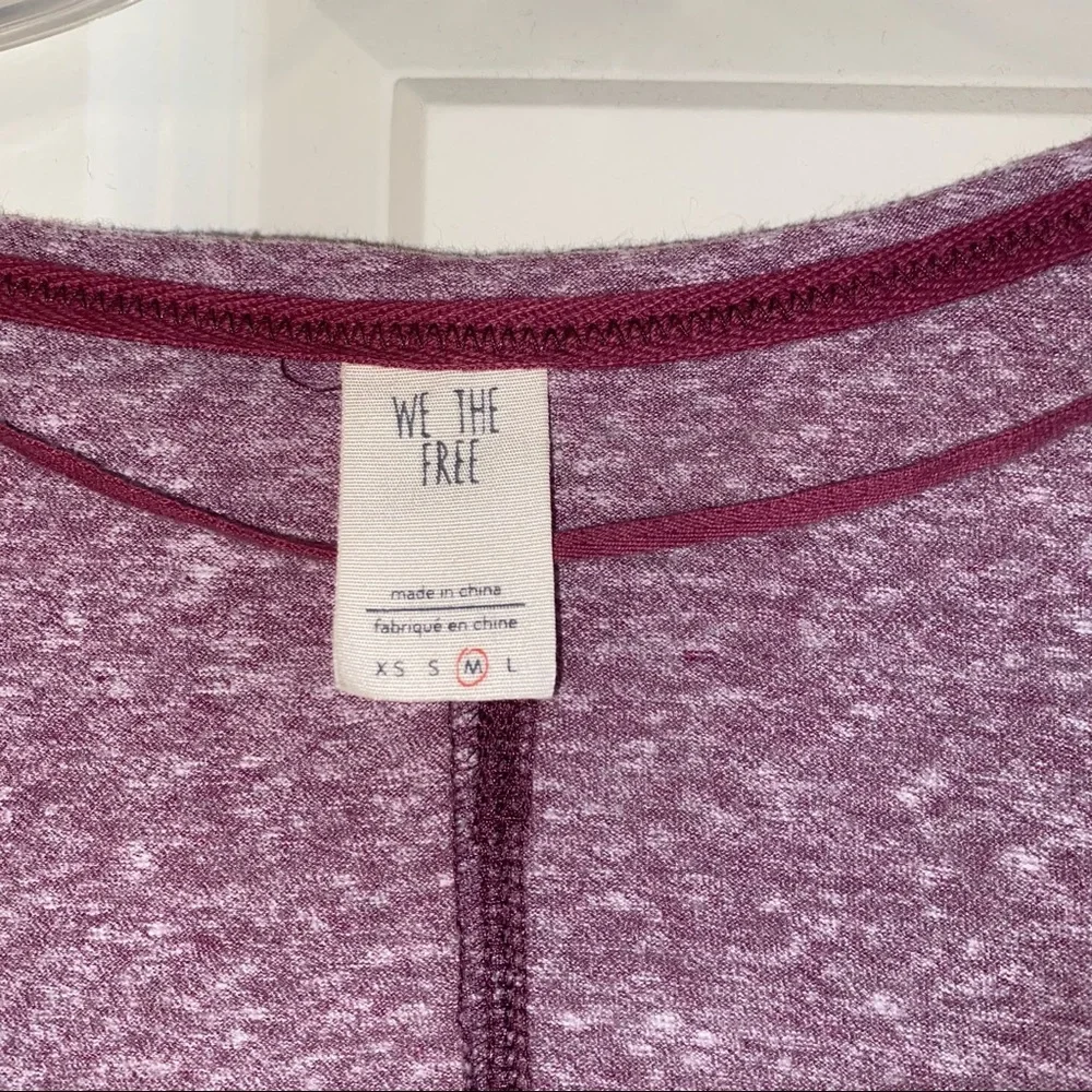 Free People roll neckline wide
